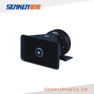100W Компактный Slimline черный полицейский сирена рог спикер YD-100